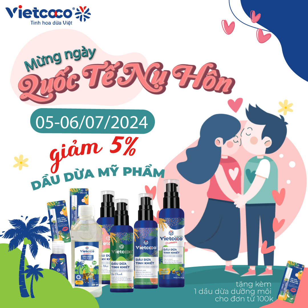 ƯU ĐÃI NGÀY QUỐC TẾ NỤ HÔN (05 - 06/07/2024)
